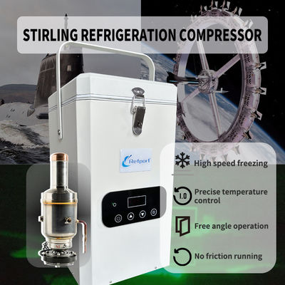 100W Stirling Cooler -120C 2L Ultra Low Medical Laboratory Vaccine Cryogenic Freezer