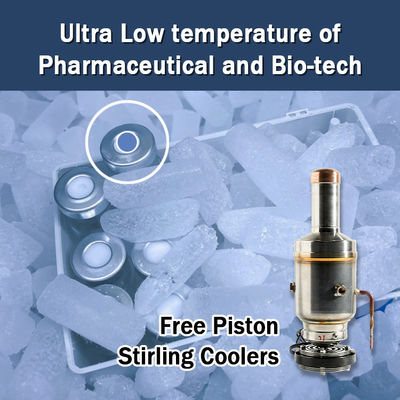 80w Stirling Cooling Free Piston Cooler -130C Supper Cooling for Cooling Applications