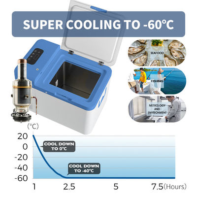 12V/24V -60 Degree Deep Cold Storage and Transfer Portable Freezer for Mini Cars